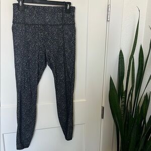 Athleta Monochrome Patterned Leggings